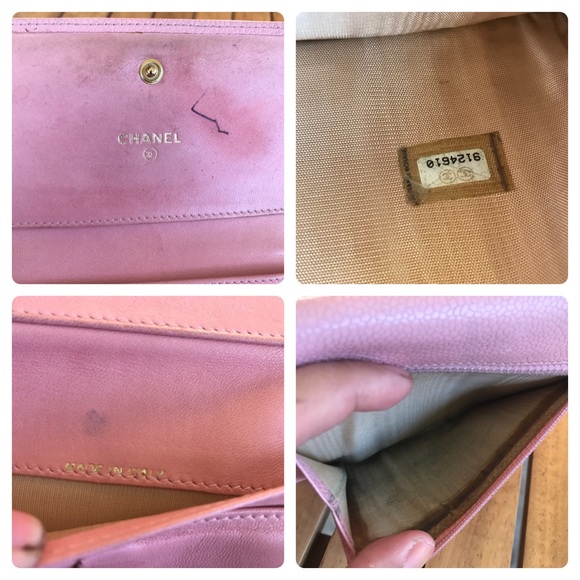 CHANEL CC Logos Trifold Wallet Caviar - Picture 4 of 8